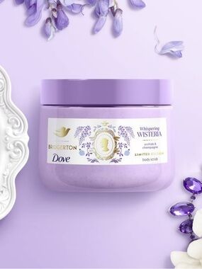 Dove Beauty Limited Edition Bridgerton Body Scrub - Whispering Wisteria